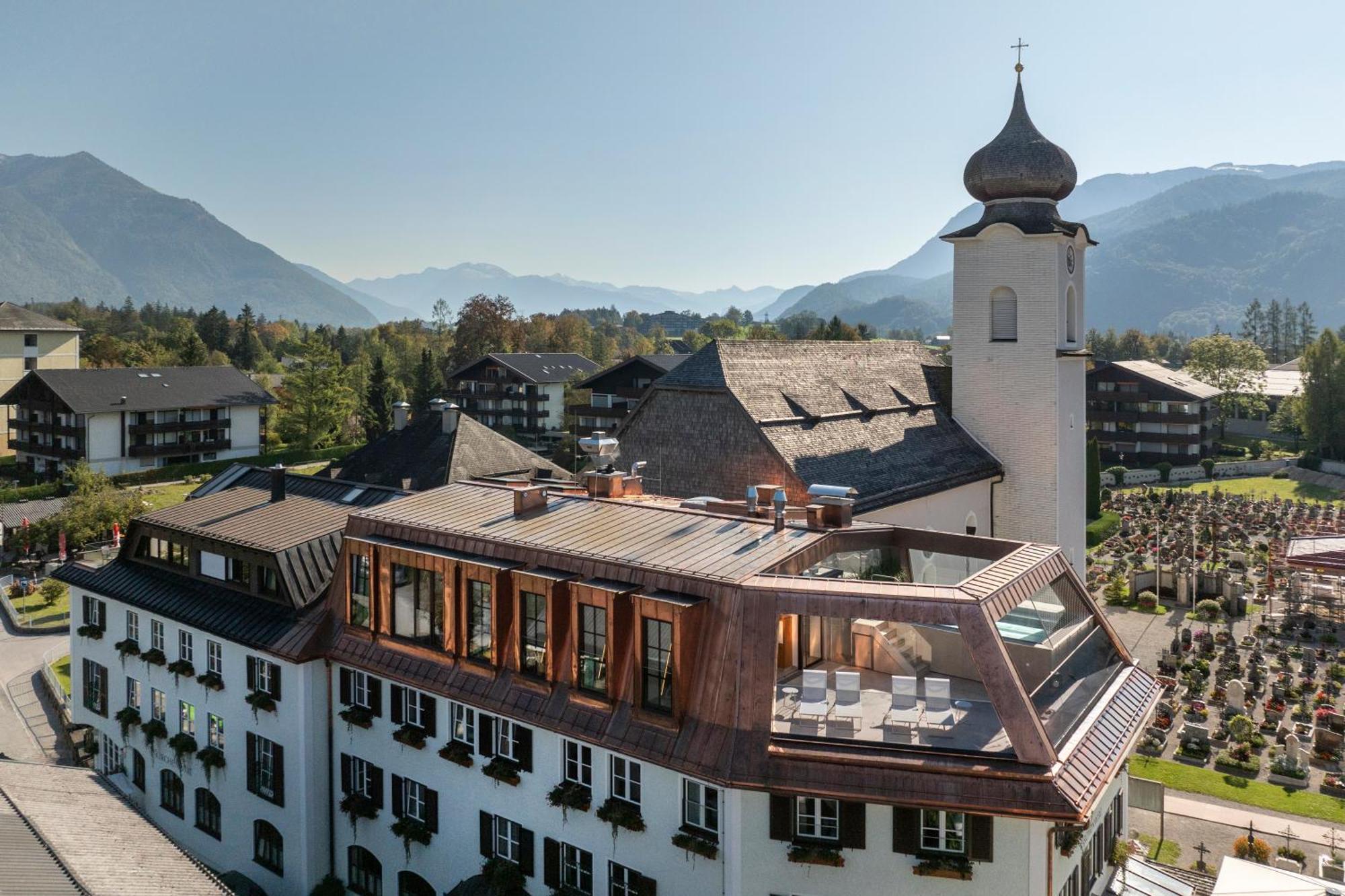 Hotel Kirchenwirt Strobl Exterior foto